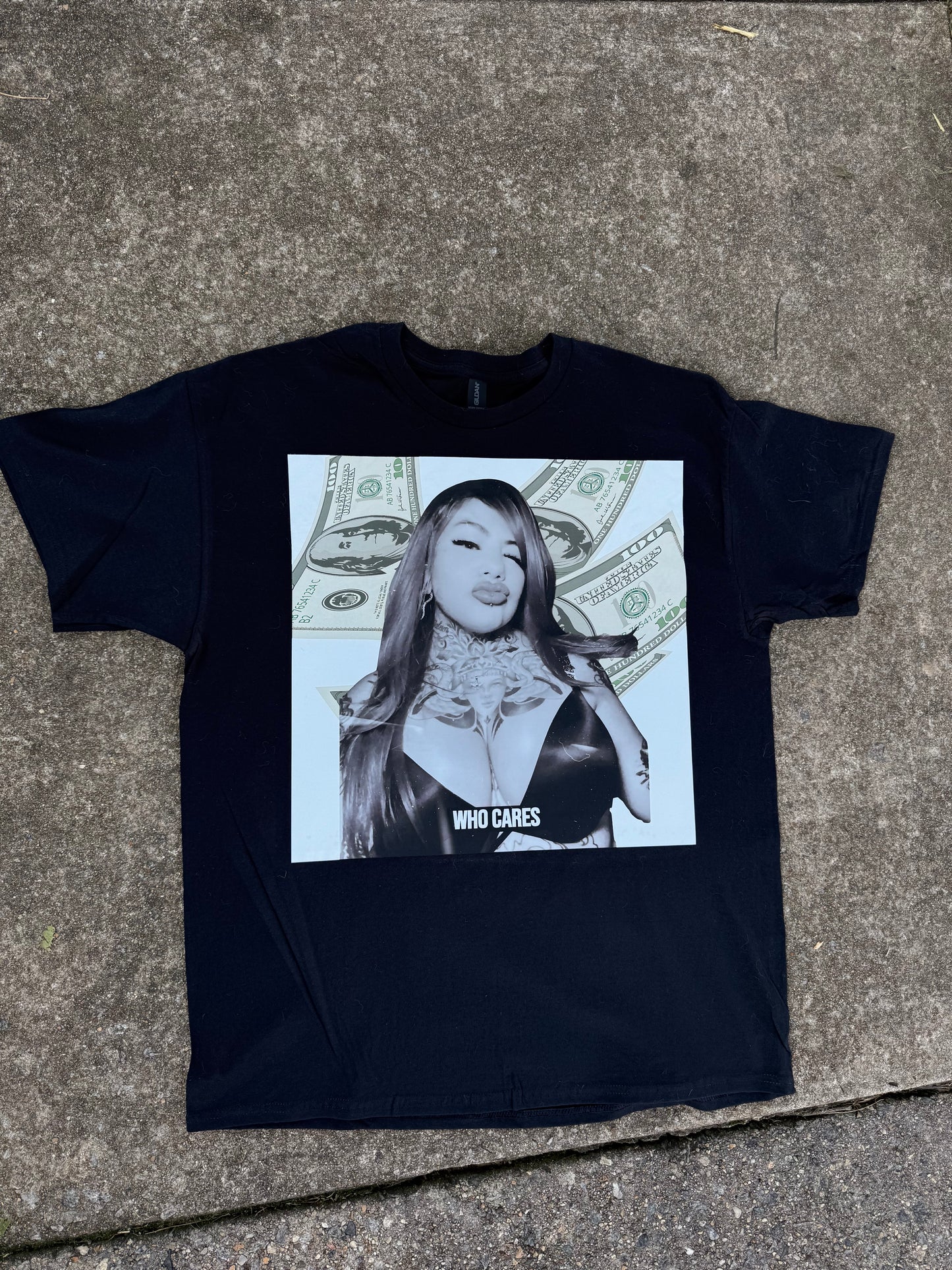 Who cares money shirt