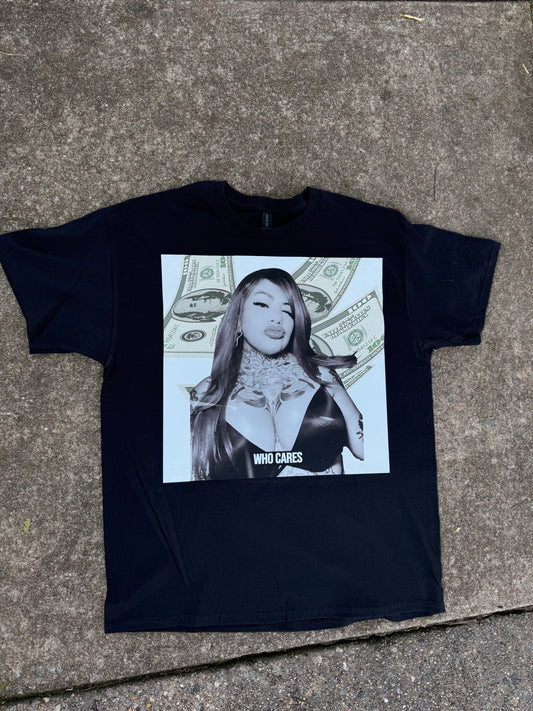 Who cares money shirt